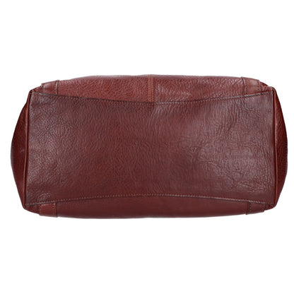 genten Leather 2WAY Tote Bag Dark Brown Size ONE SIZE