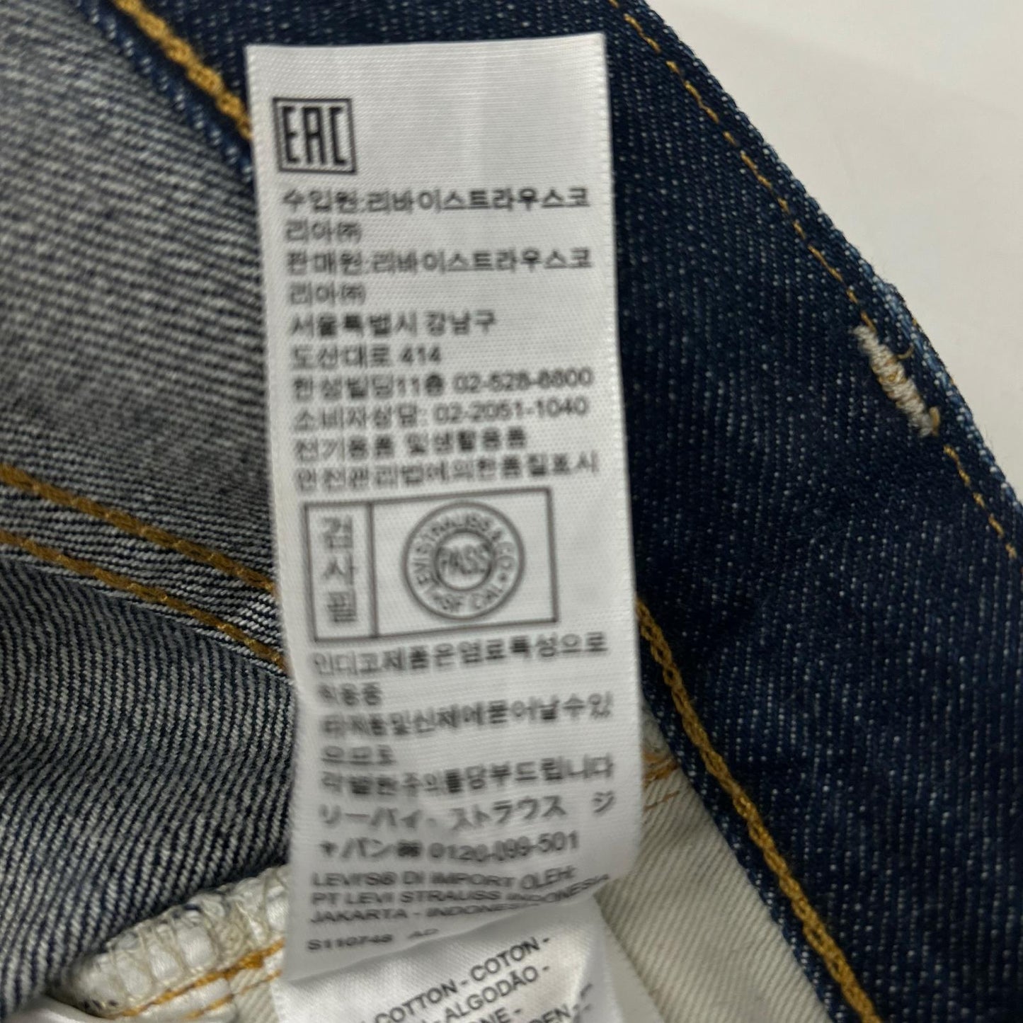 LEVI'S 501XX Reproduction Indigo Denim Jeans Size W30
