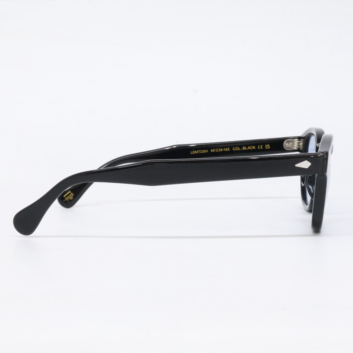 MOSCOT LEMTOSH Boston Black Sunglasses Size 46x24-145