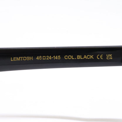 MOSCOT LEMTOSH Boston Black Sunglasses Size 46x24-145