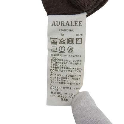 AURALEE Super High Gauze Cotton Big P/O Brown Size 5