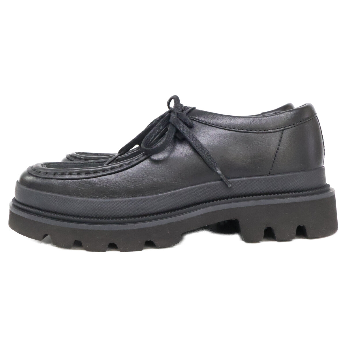 Clarks Badell Seam Pony Hair Leather Shoes Black Sneakers Size UK7