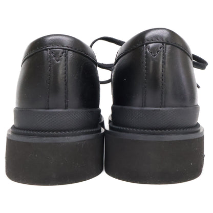 Clarks Badell Seam Pony Hair Leather Shoes Black Sneakers Size UK7