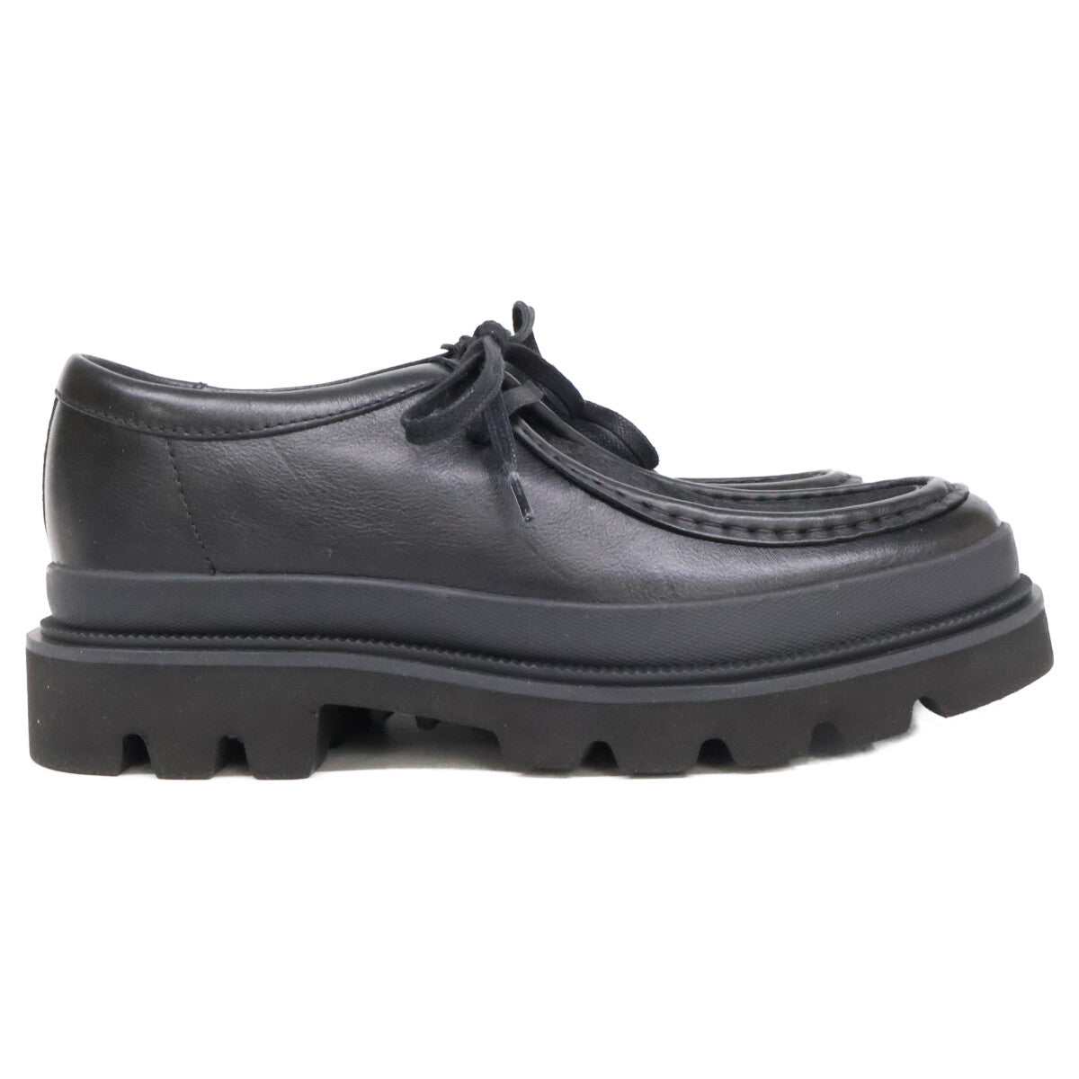 Clarks Badell Seam Pony Hair Leather Shoes Black Sneakers Size UK7