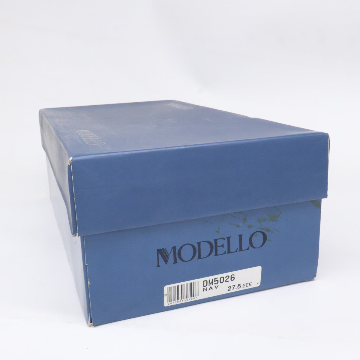 MADRAS DM5026 Embossed Leather Monk Shoes Navy Sneakers Size 27.5EEE
