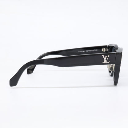 LOUIS VUITTON Z2670U LV Sunglasses Black Size 51x23