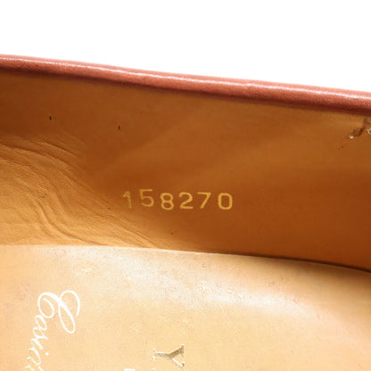 YANKO 28782 Leather Penny Loafers Brown Size 5