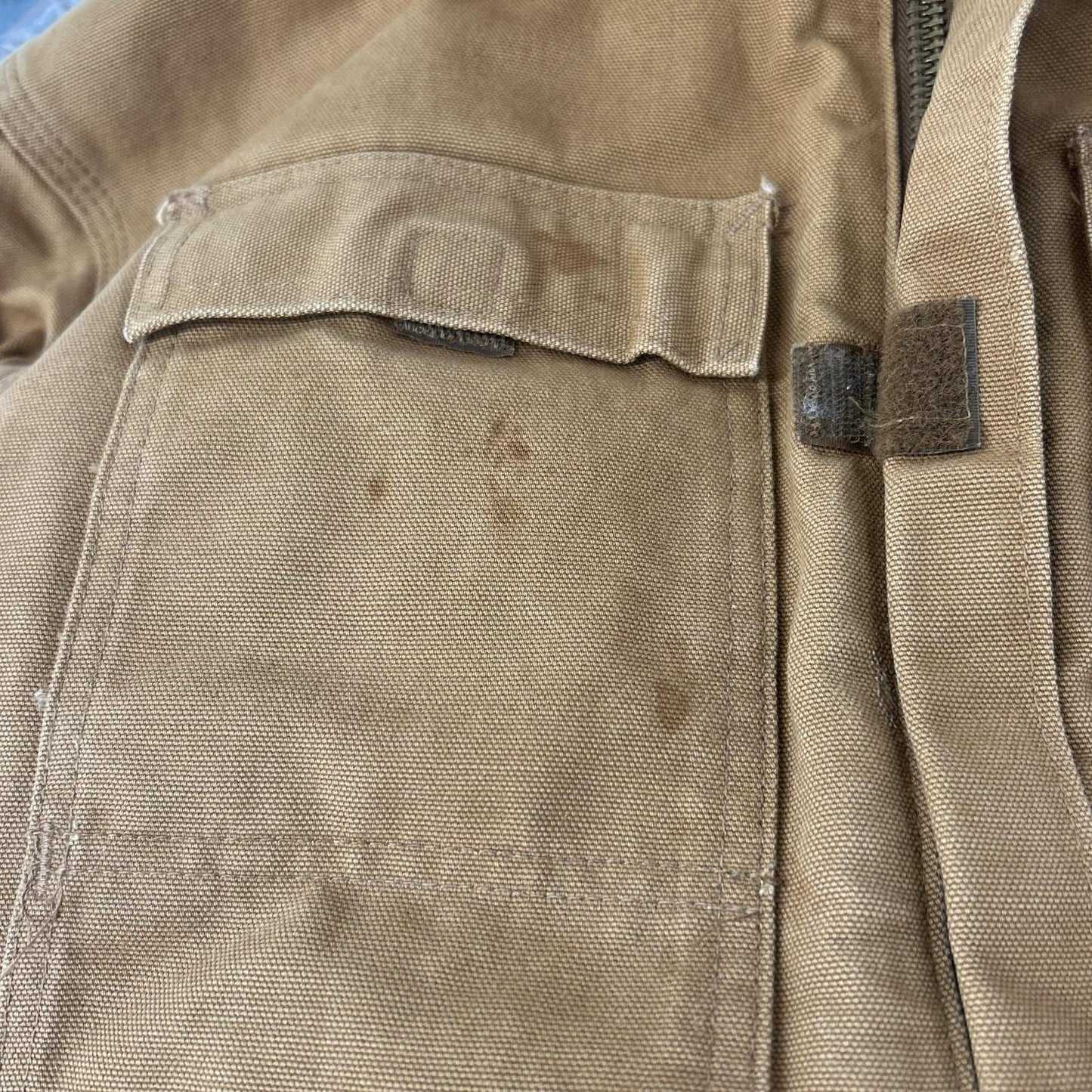 carhartt Beige Duck Traditional Coat Size