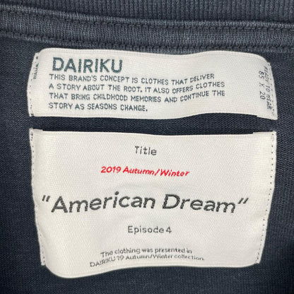 DAIRIKU 19AW BIGGIE Layered T-shirts Black Size F