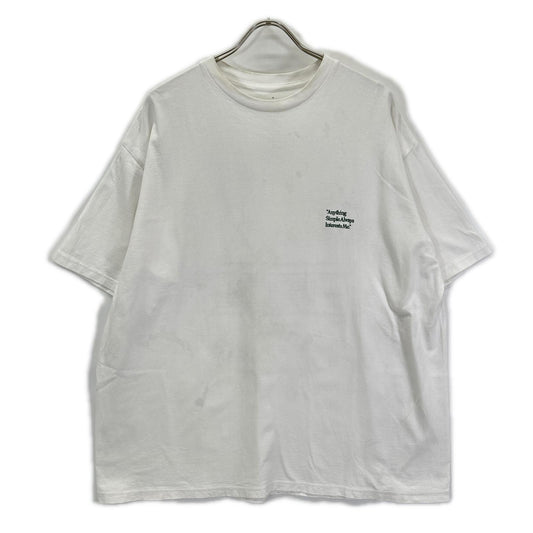 Graphpaper 22SS Oversized S/S Tee White Cotton Size F