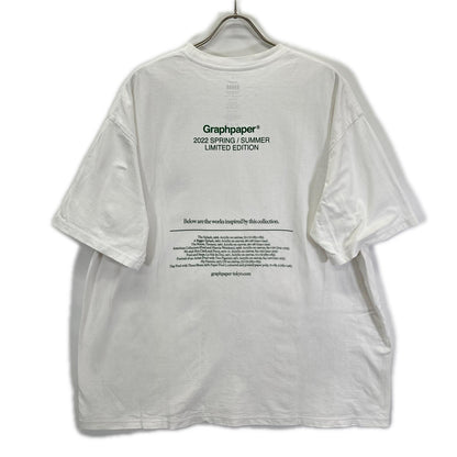 Graphpaper 22SS Oversized S/S Tee White Cotton Size F