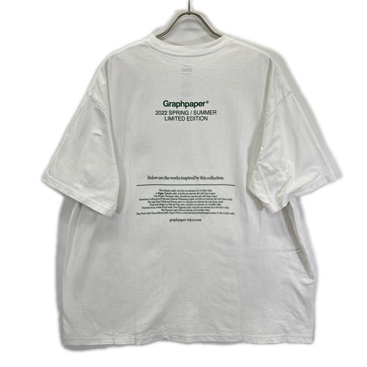 Graphpaper 22SS Oversized S/S Tee White Cotton Size F