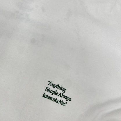 Graphpaper 22SS Oversized S/S Tee White Cotton Size F