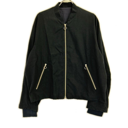 URU 1LDK Collab Zip-Up Blouson Navy Cotton Size L