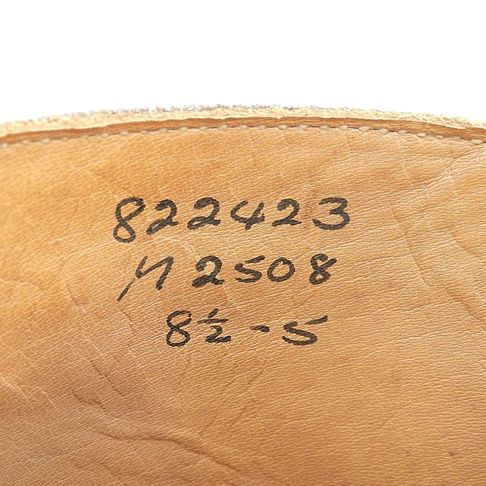 Tricker's MALTON Leather Country Boots White Size 8.5