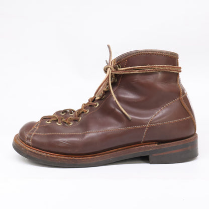 LONE WOLF WIREMAN Leather Work Boots Dark Brown Size