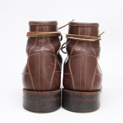 LONE WOLF WIREMAN Leather Work Boots Dark Brown Size