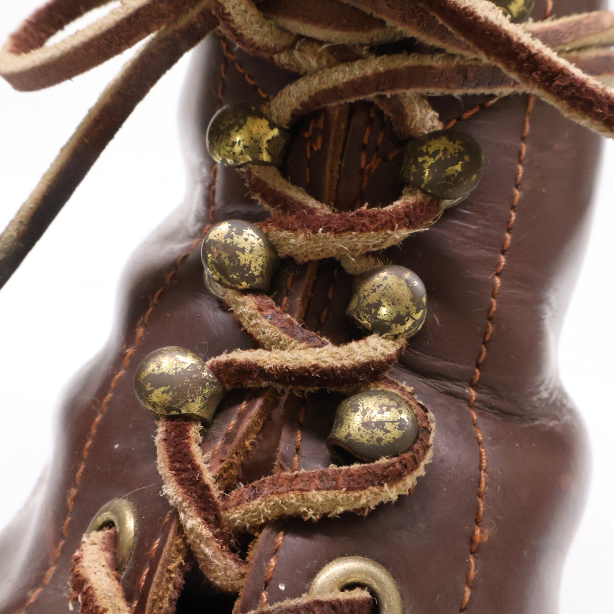 LONE WOLF WIREMAN Leather Work Boots Dark Brown Size