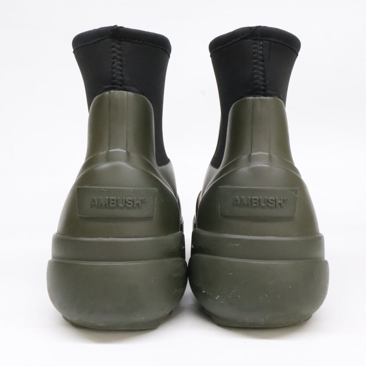 AMBUSH BMIE003F22MAT0015610 Rubber Military Black Boots Size EU 40