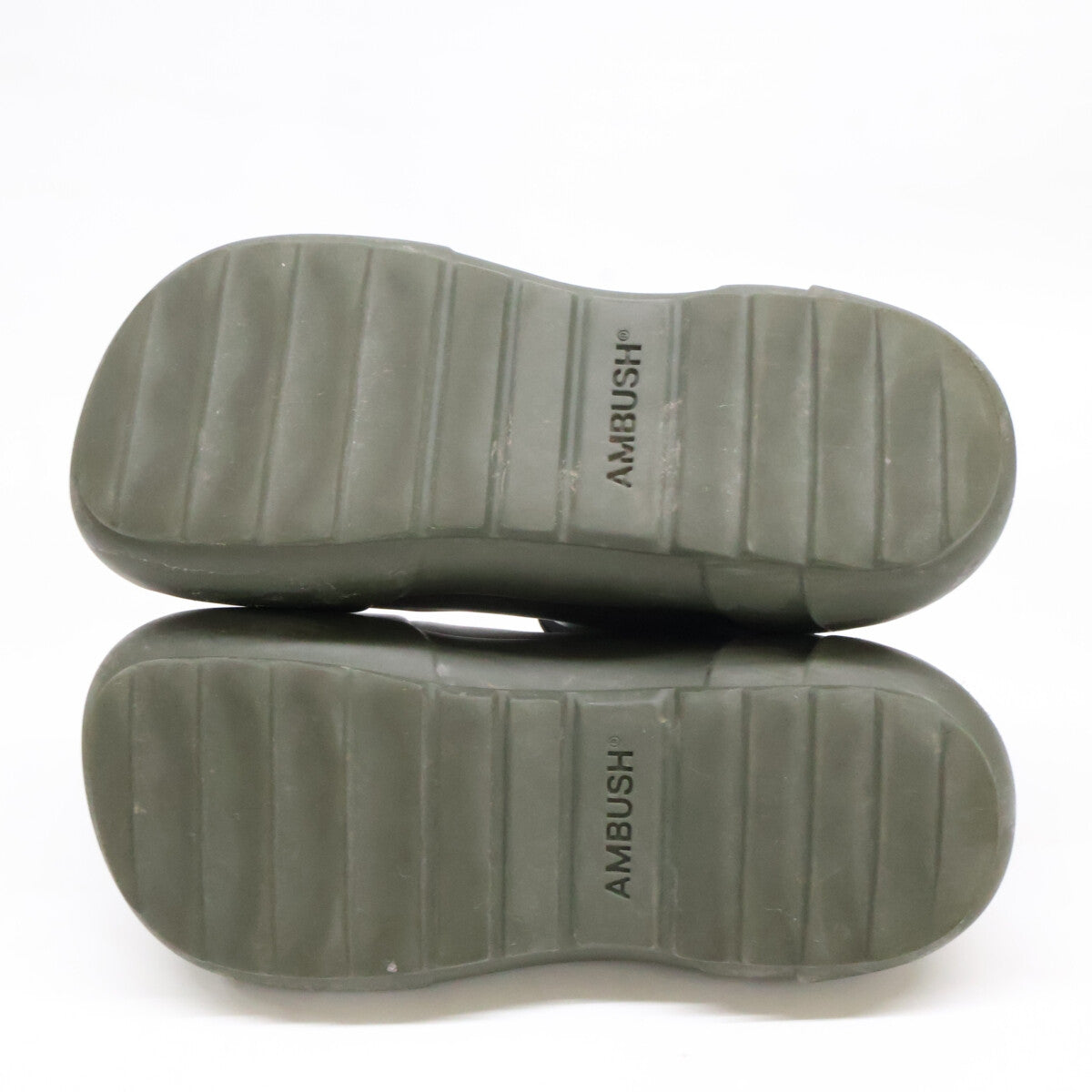 AMBUSH BMIE003F22MAT0015610 Rubber Military Black Boots Size EU 40