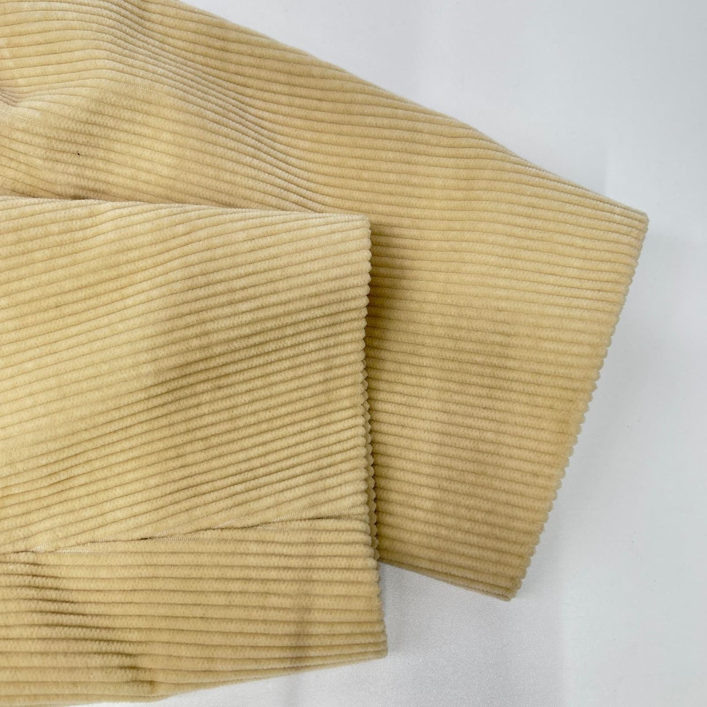 GUCCI Ivory Corduroy Double-breasted Half Coat Size L
