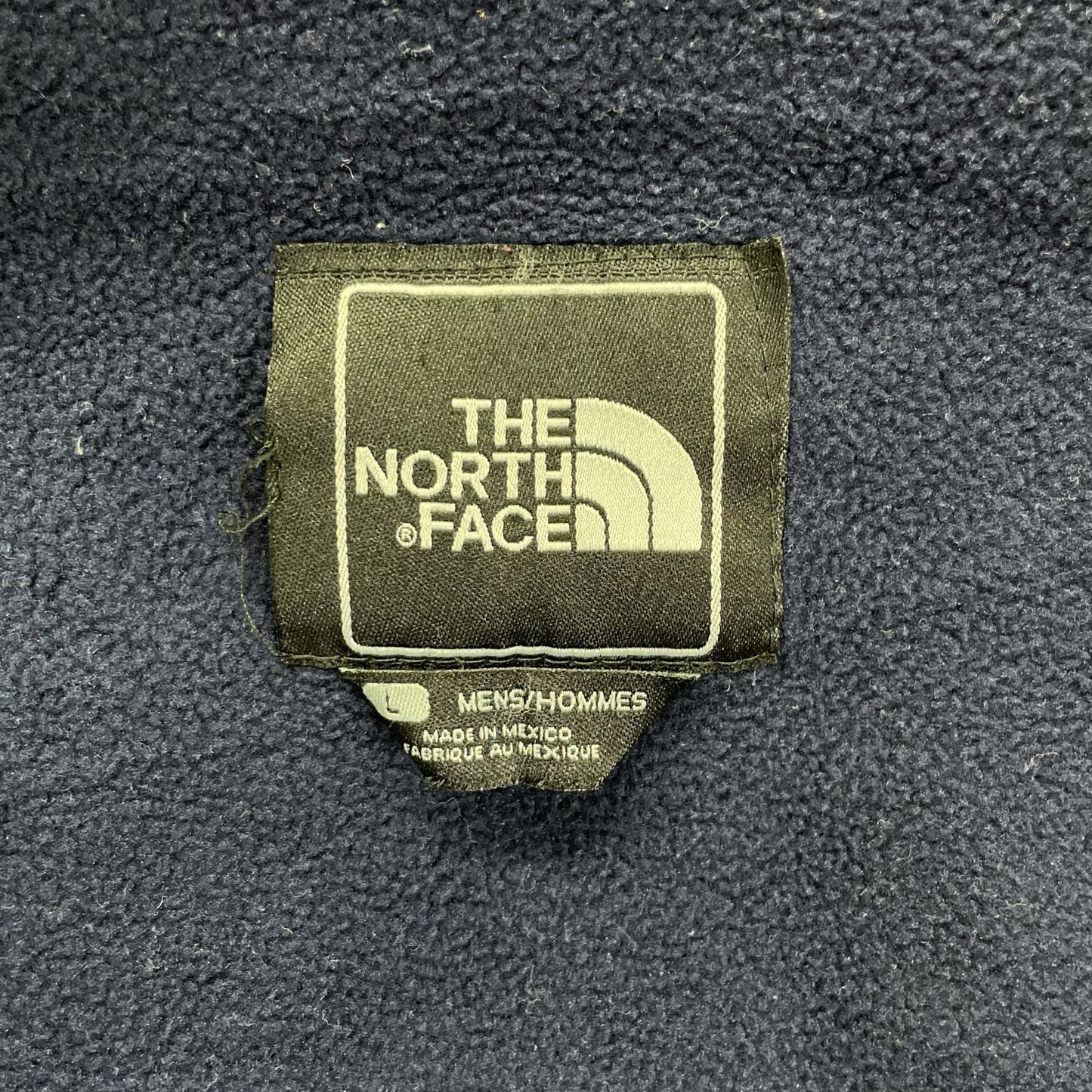 THE NORTH FACE Denali Navy Black Fleece Jacket Size L