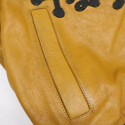 LOUIS VUITTON 23AW Mix Canvas Leather Bomber Jacket Size 46
