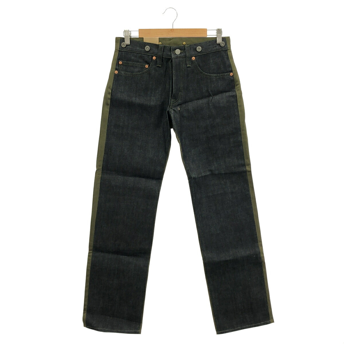 KOJIMA GENES US Air Force Indigo Khaki Denim Size 30