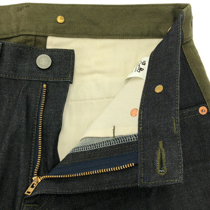 KOJIMA GENES US Air Force Indigo Khaki Denim Size 30