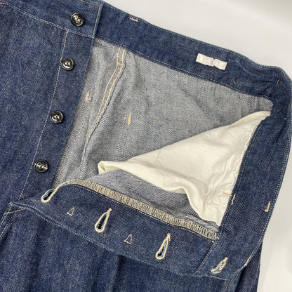 COMOLI Indigo Denim Belted Pants V01-03001 Size 2