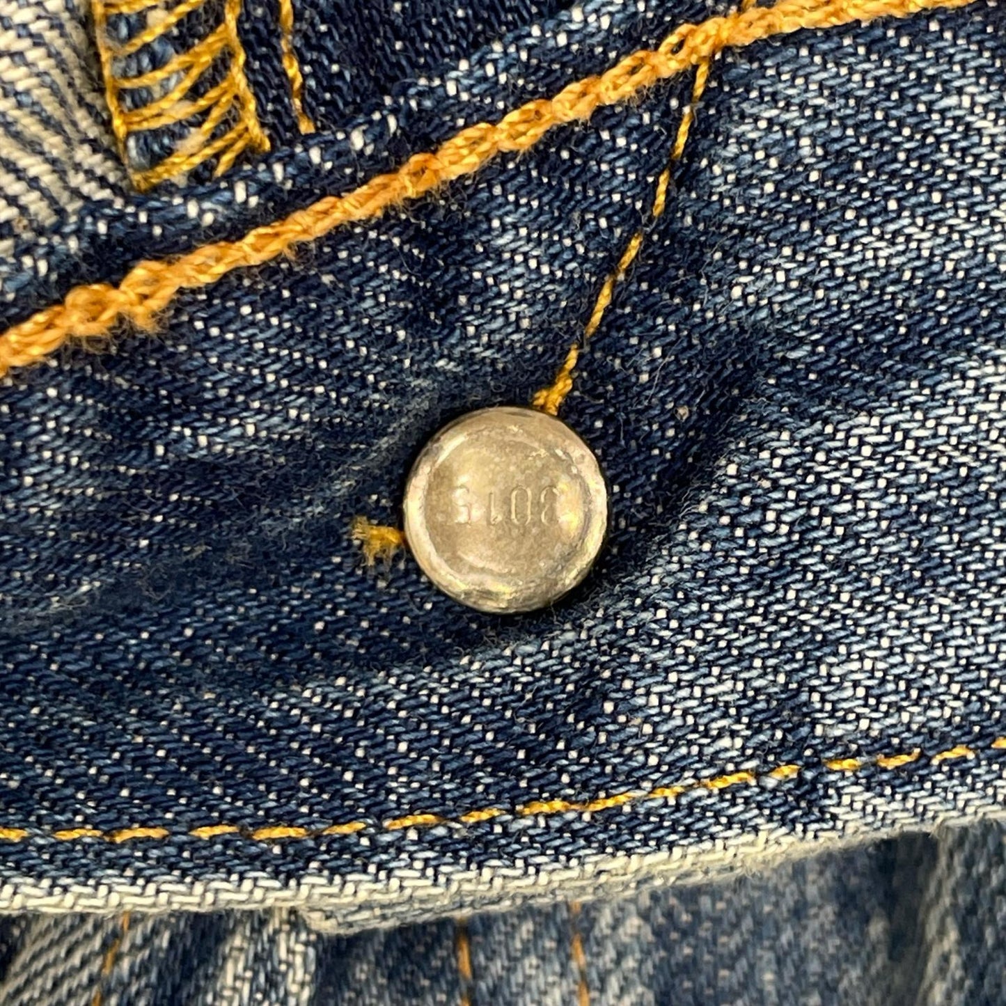 LEVI'S LVC 1947 501 Indigo Denim Jeans Size 38