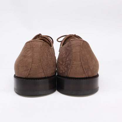 FRATELLI ROSSETTI Y1213 Elephant Leather Shoes Brown Sneakers Size 24