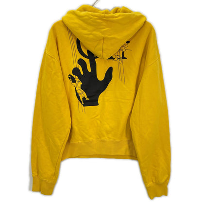 OFF-WHITE Pullover Cotton Hoodie Yellow Size S