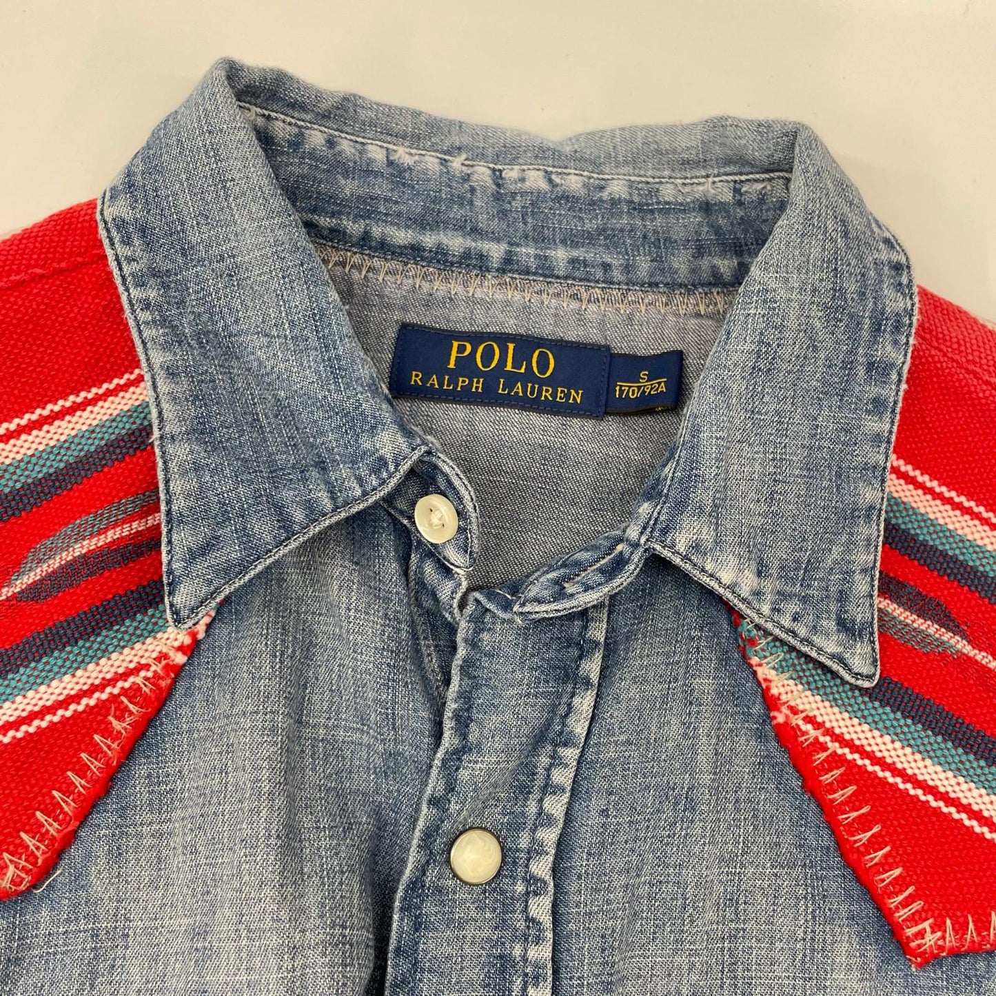 POLObyRalphLauren Native Yoke Denim Shirt Indigo Polo Size S