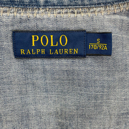 POLObyRalphLauren Native Yoke Denim Shirt Indigo Polo Size S