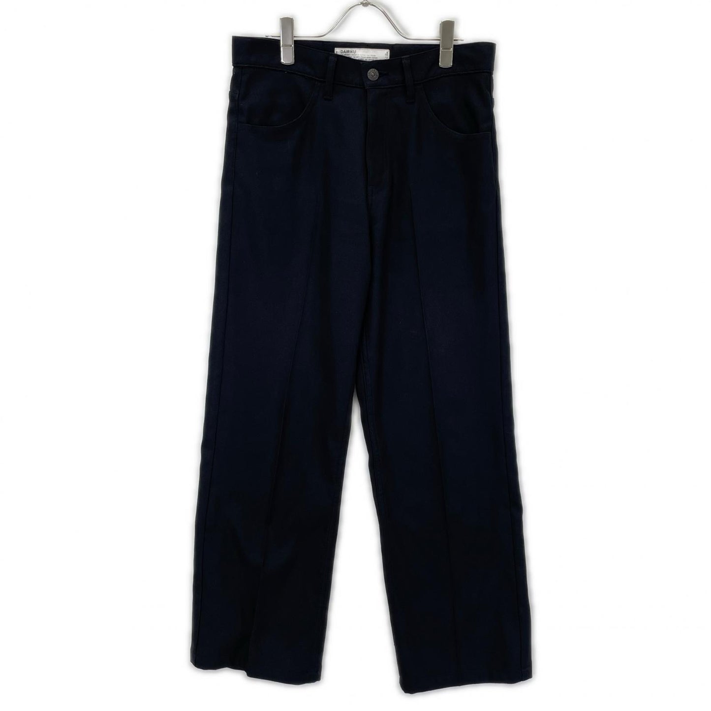 DAIRIKU 19AW Flaser Pressed Polyester Pants Black Size 29