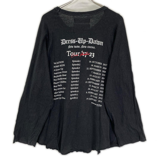 DAIRIKU 23AW The Dawn Big Raglan Tour Tee Black Size 29