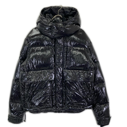 AMIRI Black Nylon Logo Down Jacket Size S