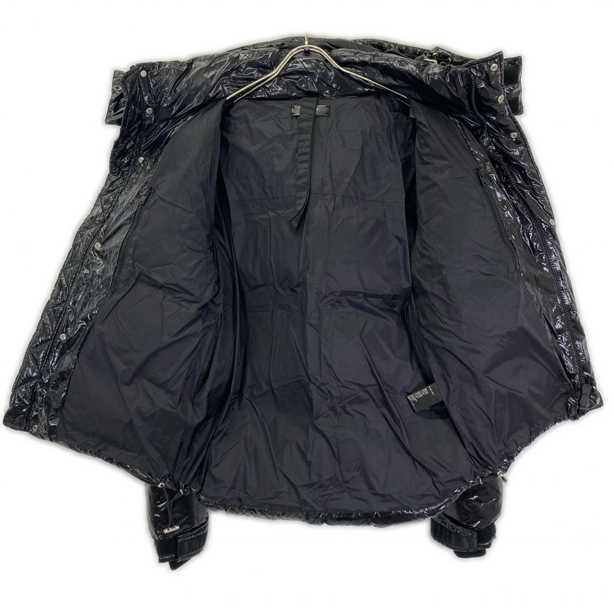 AMIRI Black Nylon Logo Down Jacket Size S