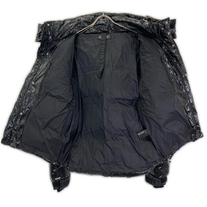 AMIRI Black Nylon Logo Down Jacket Size S