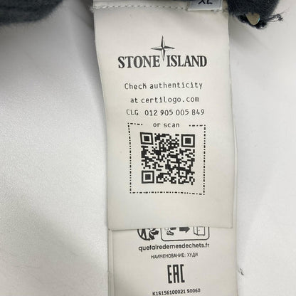 STONE ISLAND K1S156100021 Cotton Zip Up Parka Black Jacket Size XL