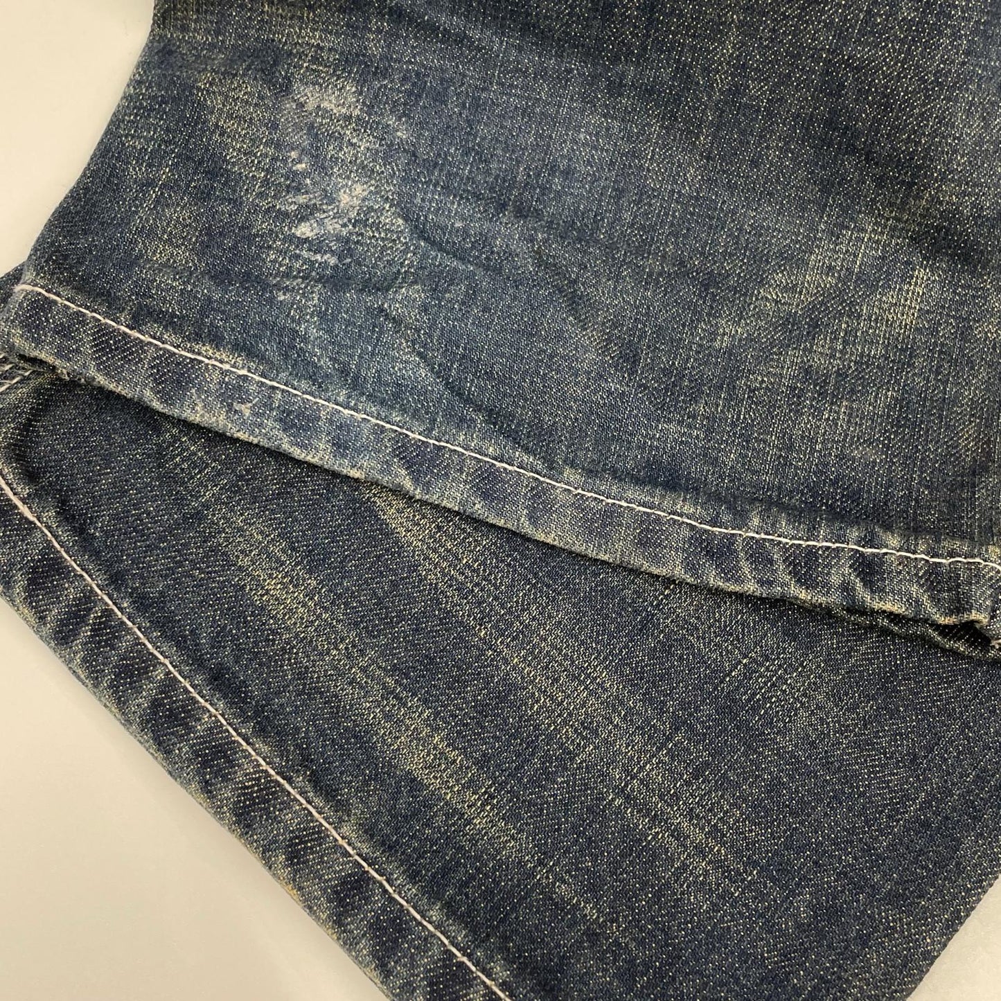 VANSON Cross Skull Embroidered Denim Jeans Indigo Size 36