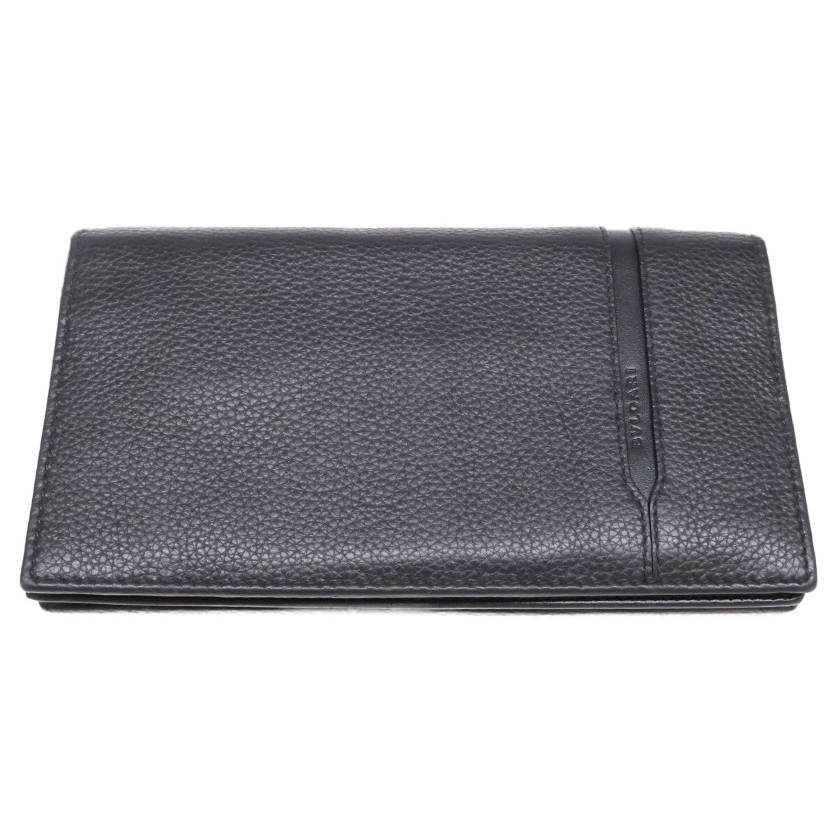 BVLGARI OCTO Leather Bi-fold Long ONE SIZE Long Wallet Size ONE SIZE