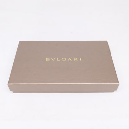 BVLGARI OCTO Leather Bi-fold Long ONE SIZE Long Wallet Size ONE SIZE