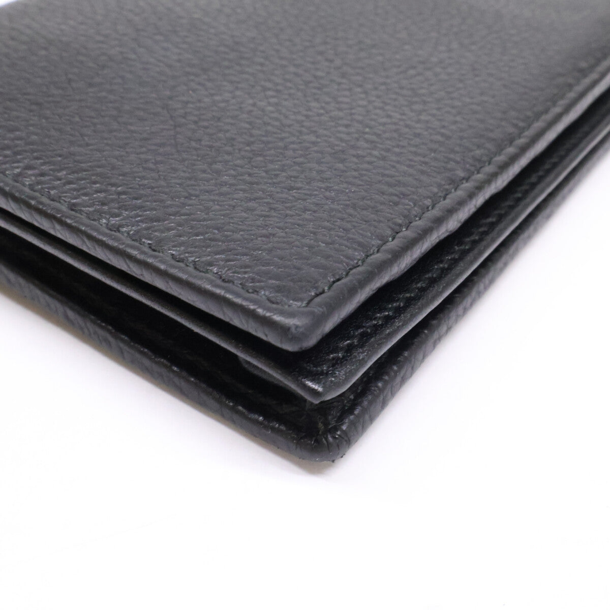 BVLGARI OCTO Leather Bi-fold Long ONE SIZE Long Wallet Size ONE SIZE