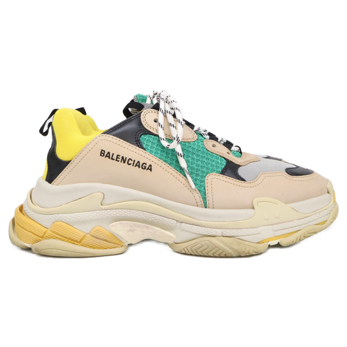 BALENCIAGA Triple S Dad Leather Sneakers Multi Size 29