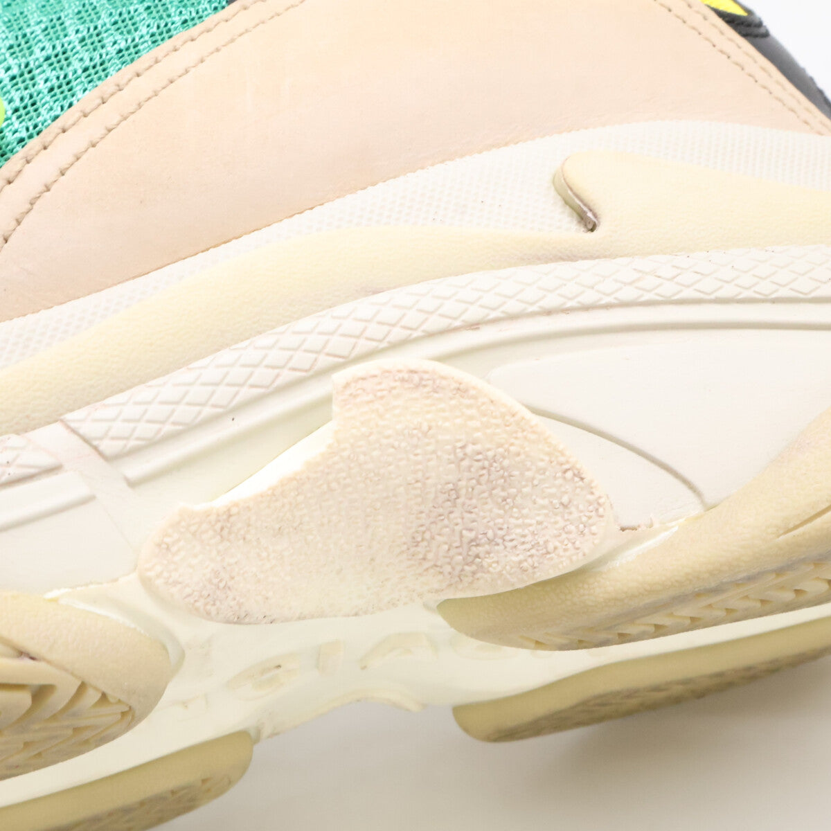BALENCIAGA Triple S Dad Leather Sneakers Multi Size 29