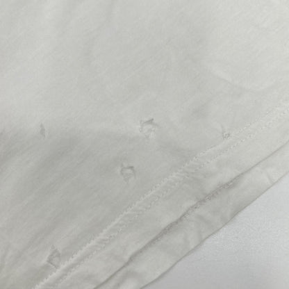 GIVENCHY Distressed Cotton T-Shirt White Size S