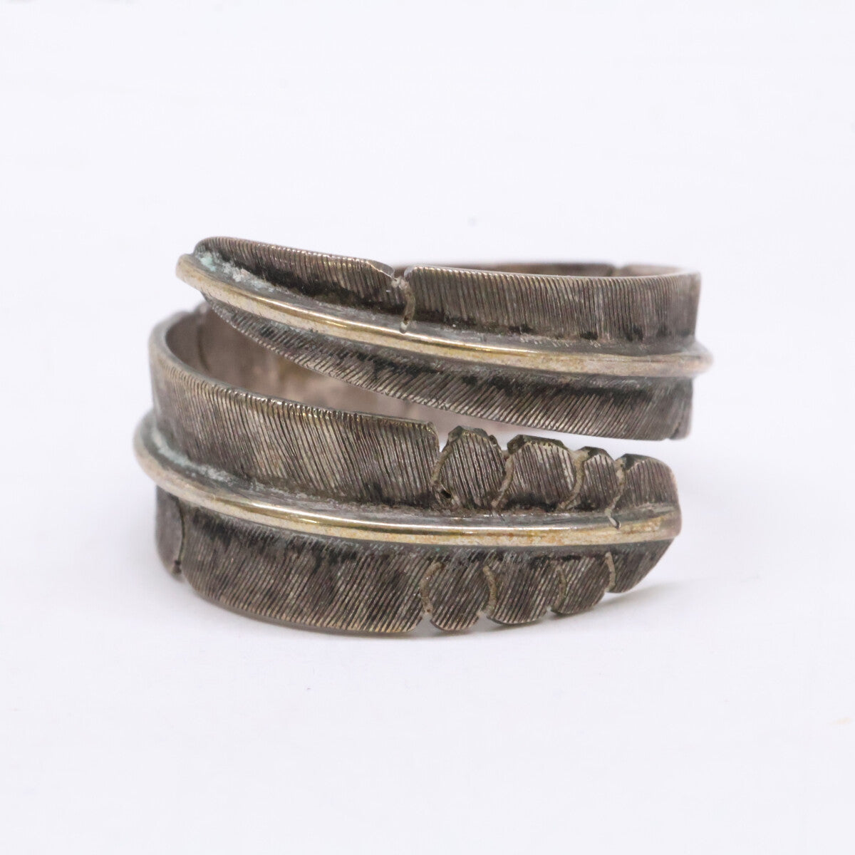 MKIRK Sterling Silver Feather Ring ONE SIZE Size ONE SIZE