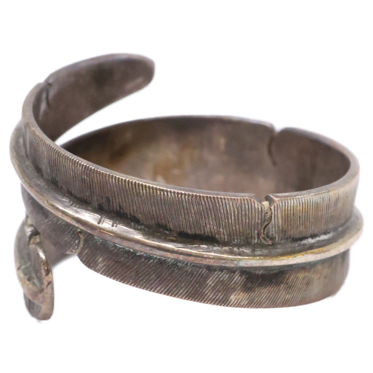 MKIRK Sterling Silver Feather Ring ONE SIZE Size ONE SIZE